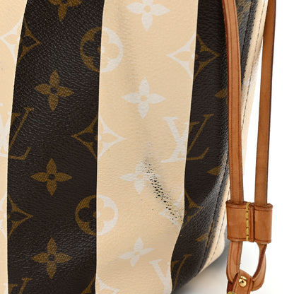 Louis Vuitton Monogram Rayures Neverfull MM 19 of 19