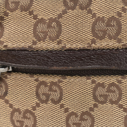 Gucci GG Monogram Double Pocket Belt Bag Dark Brown 13 of 15