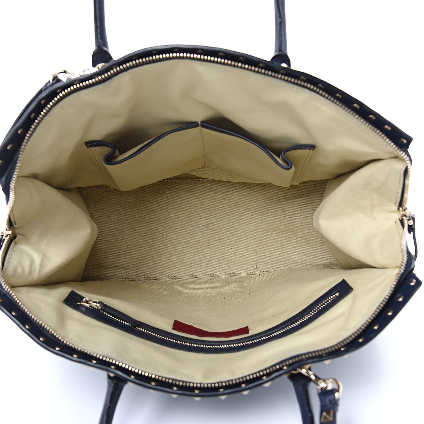 Vitello Rockstud Dome Shopper Marine