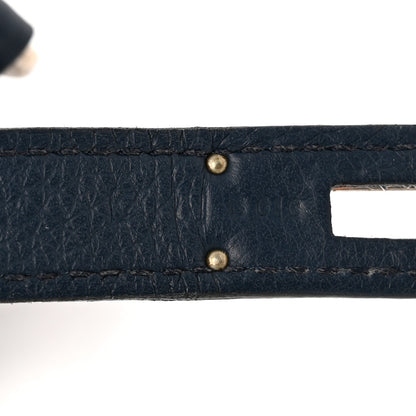 Hermes Taurillon Clemence Jypsiere 28 Bleu de Prusse 7 of 11