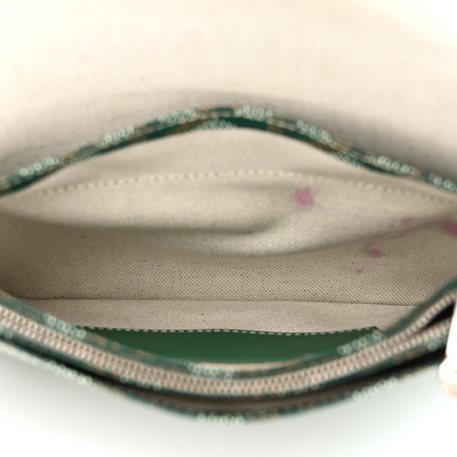 Goyard Goyardine Plumet Wallet Clutch Green 4 of 12