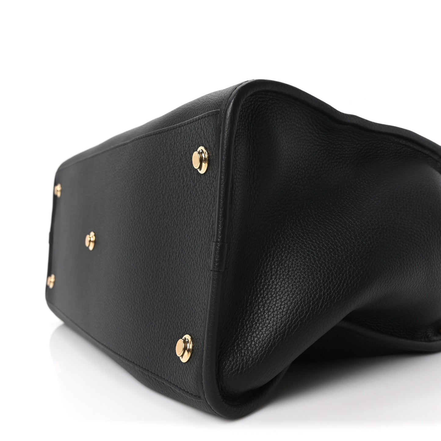 Calfskin Shearling City Steamer GM Black Bronze