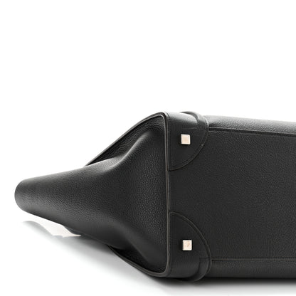 Celine Drummed Calfskin Mini Luggage Black 9 of 10