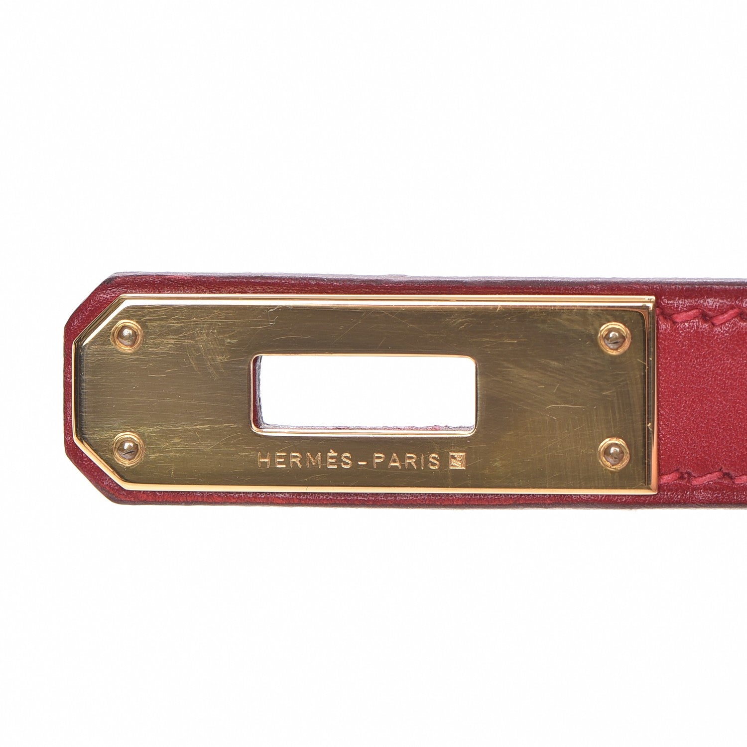 Hermes Tadelakt Kelly Cut Clutch Rouge Vif 12 of 23