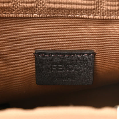 Fendi Technical Fabric Vitello Ceylon Plexiglass FF Mini Fendi Sunshine Shopper Tote Sand 6 of 10
