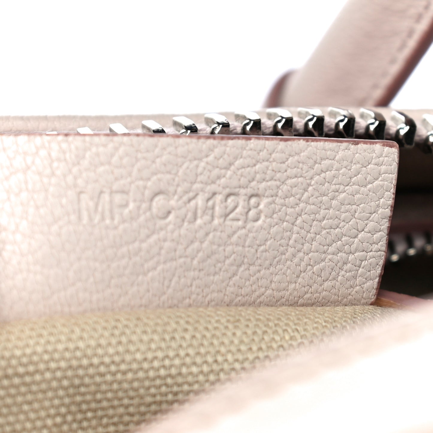 Sugar Goatskin Mini Antigona Nude Pink