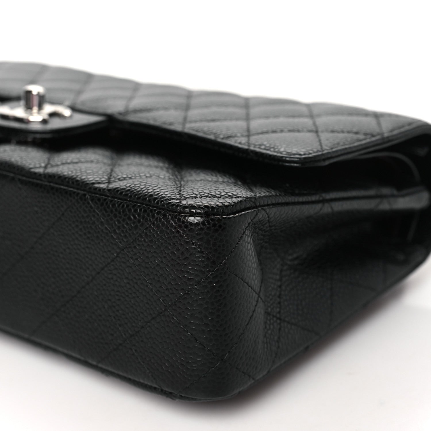 Chanel Caviar Quilted Medium Double Flap Black 10 of 10