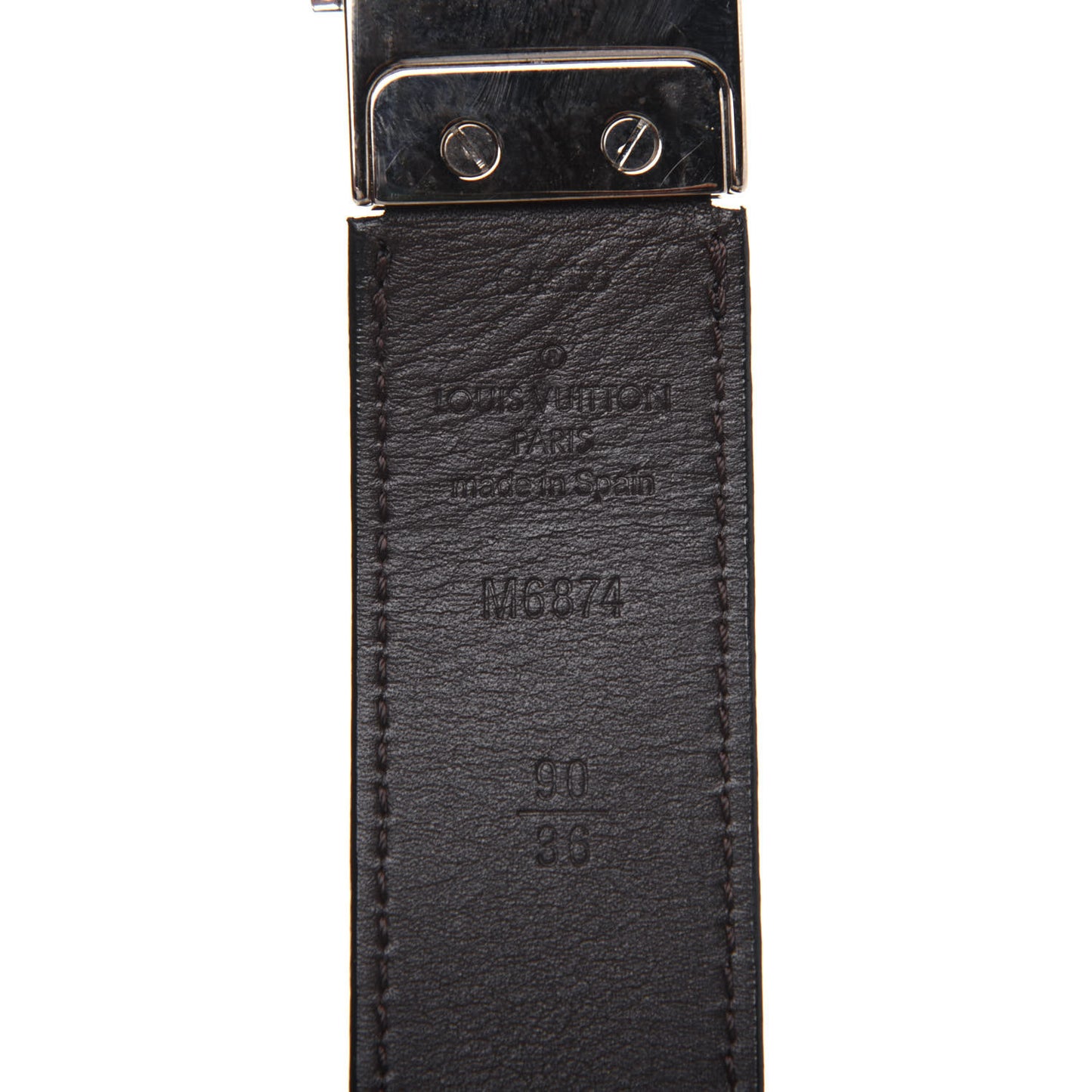 Calfskin 30mm Reversible Belt 90 36 Black Dark Brown