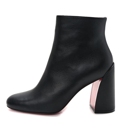 Christian Louboutin Calfskin Turela 85 Ankle Boots 36.5 Black 1 of 8