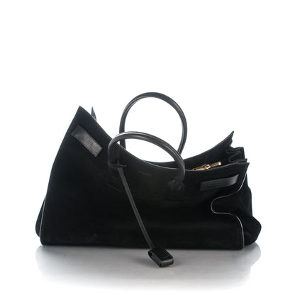 Saint Laurent Suede Large Sac de Jour Carryall Black 7 of 12