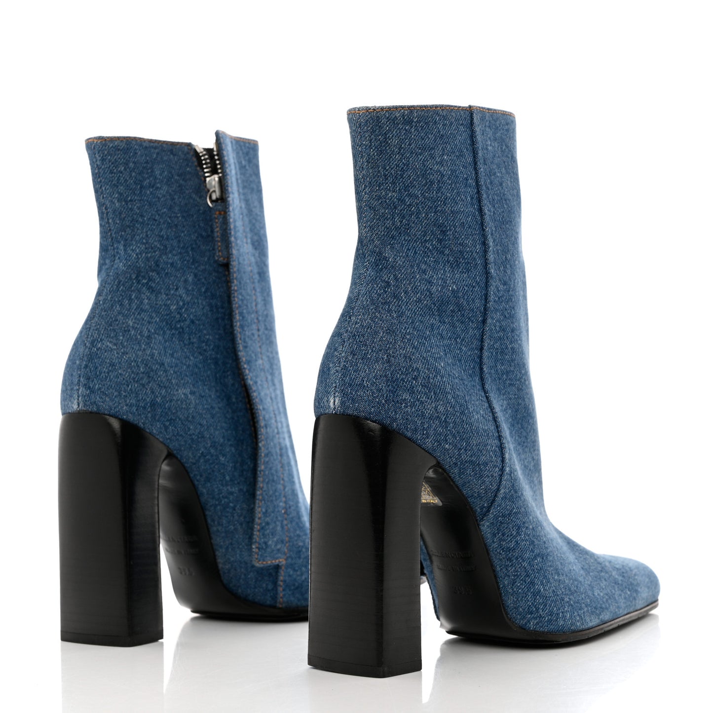 Denim Ankle Boots 39.5 Blue