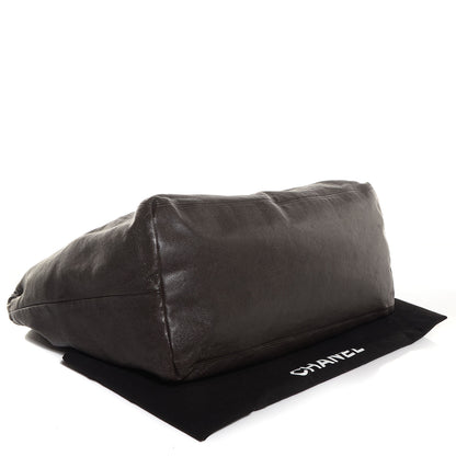 Chanel Distressed Caviar Large Coco Cabas Dark Grey 4 of 8