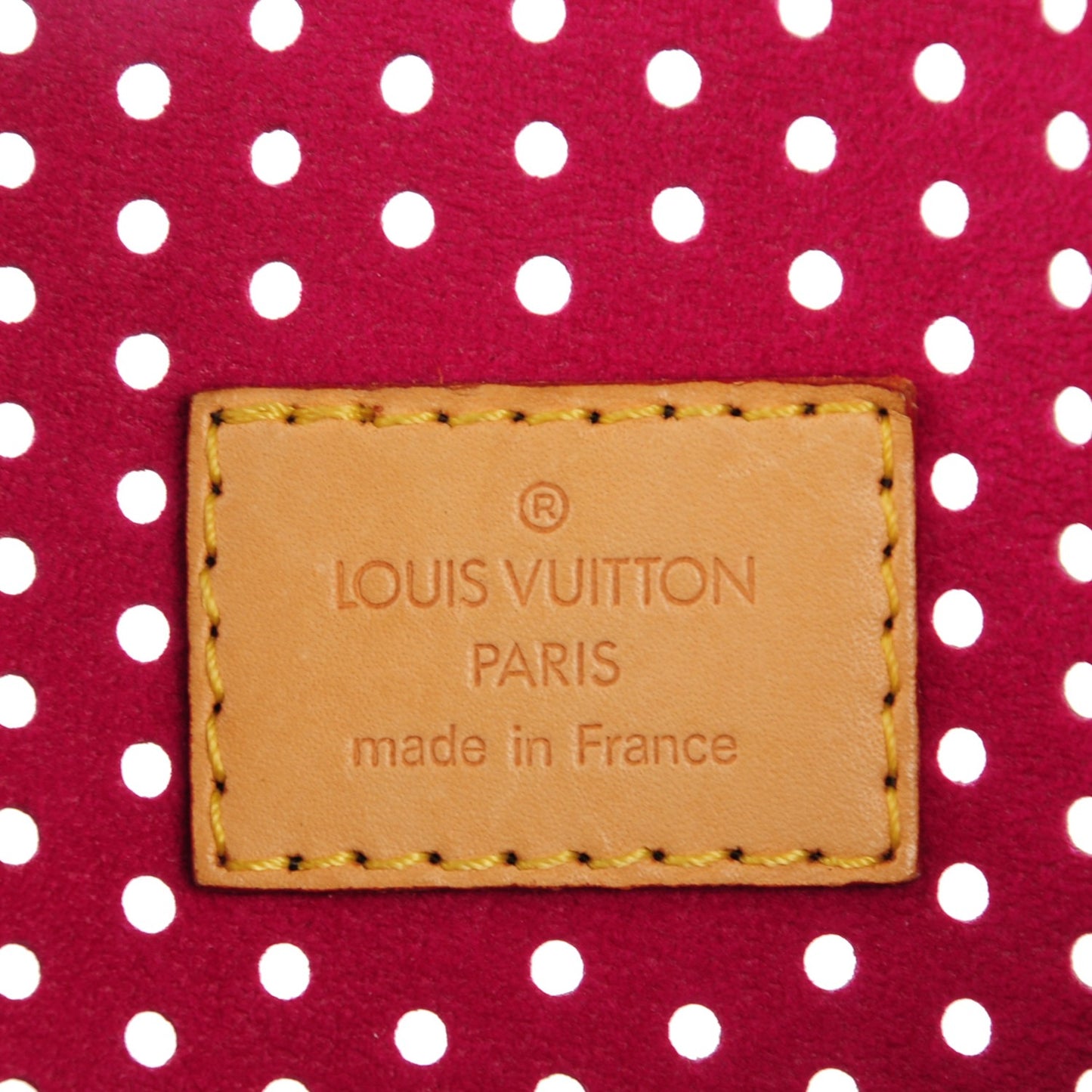 Monogram Perforated Speedy 30 Fuchsia