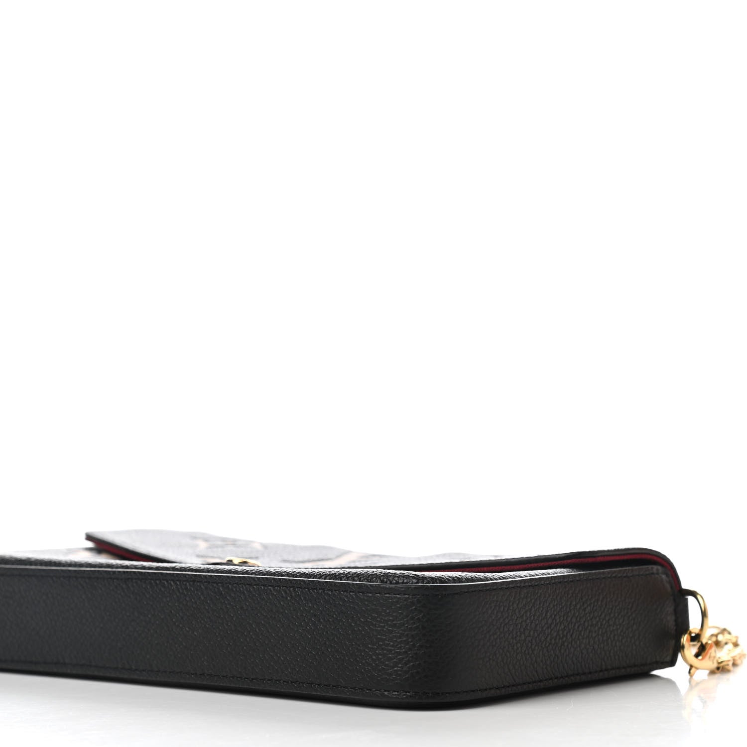 Louis Vuitton Empreinte Monogram Giant Felicie Pochette Black Beige 11 of 12