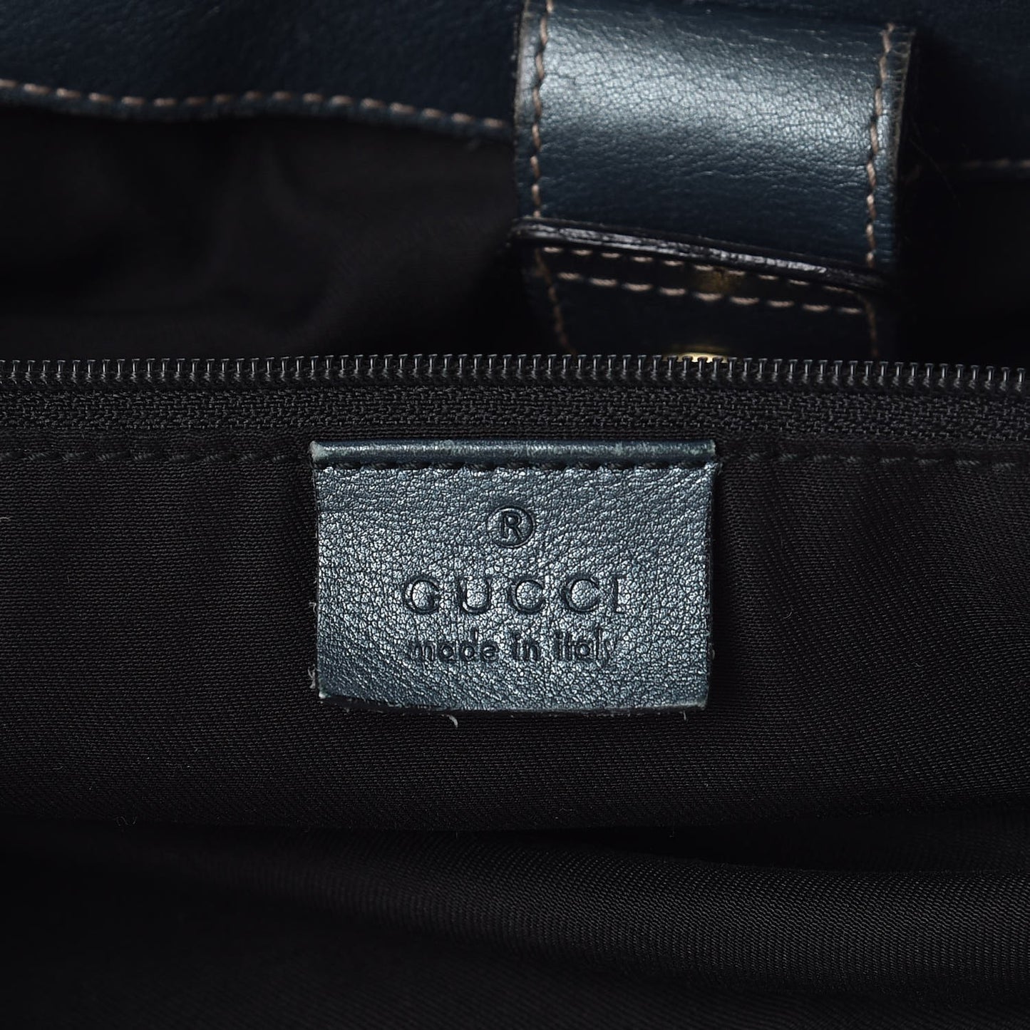 Monogram Large Sukey Tote Metallic Blue