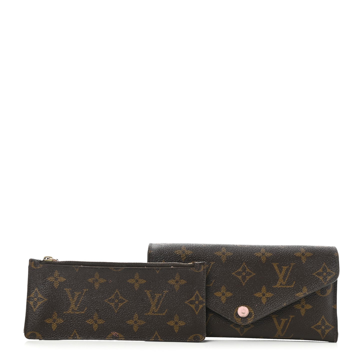 Monogram Josephine Wallet Rose Ballerine