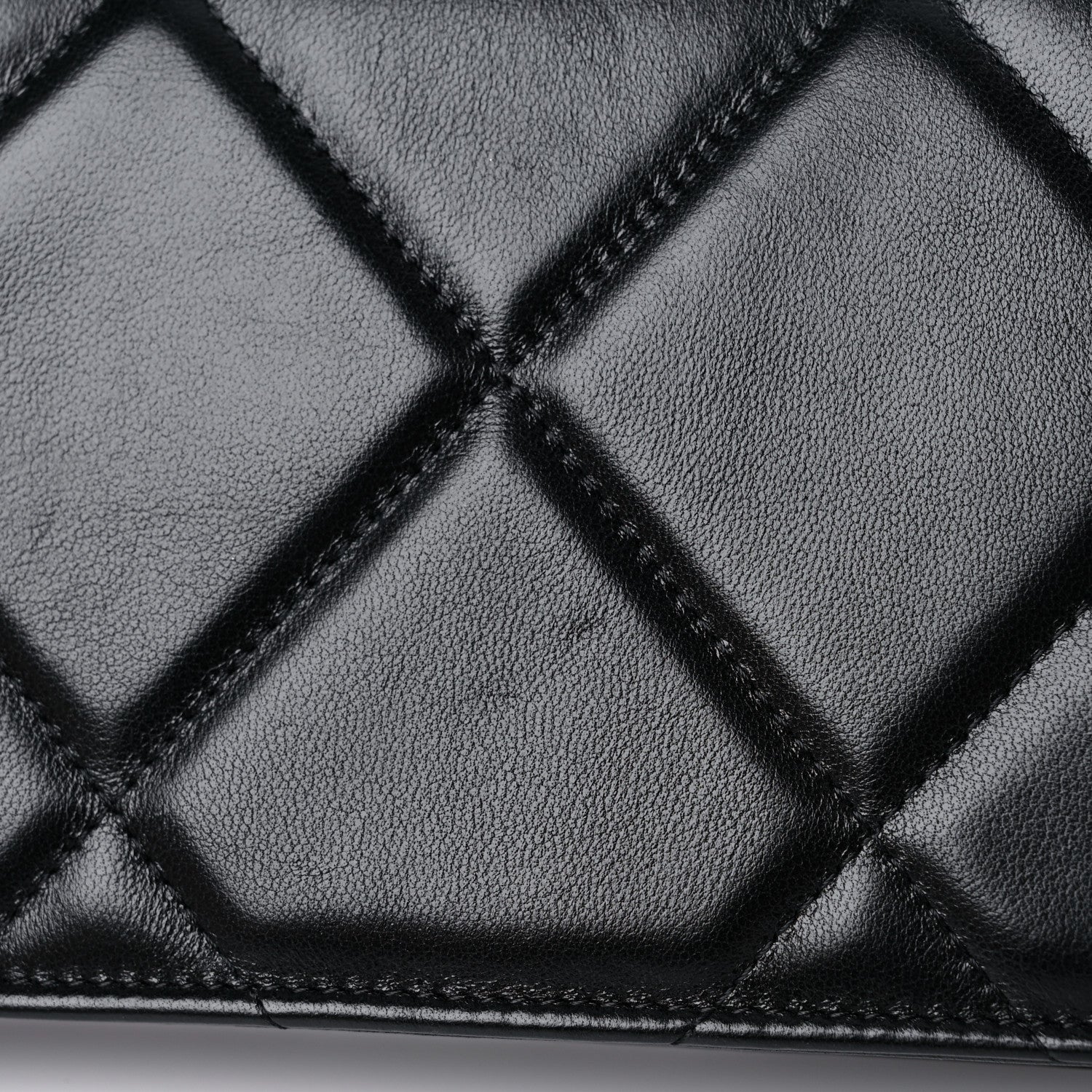 Chanel Lambskin Quilted Chanel 19 Wallet On Chain WOC Black 14 of 16