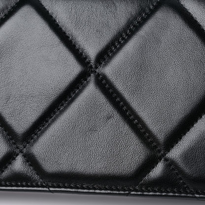 Chanel Lambskin Quilted Chanel 19 Wallet On Chain WOC Black 14 of 16