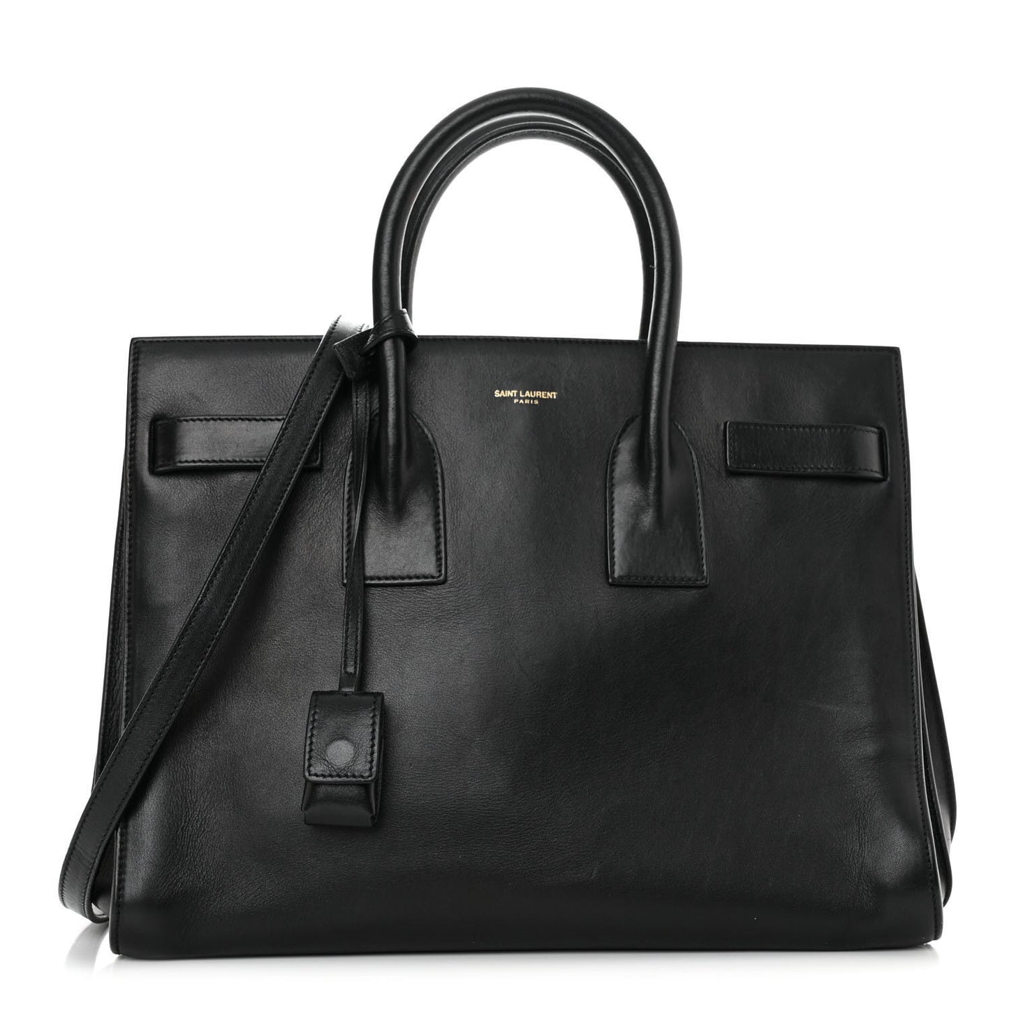Calfskin Small Sac De Jour Black