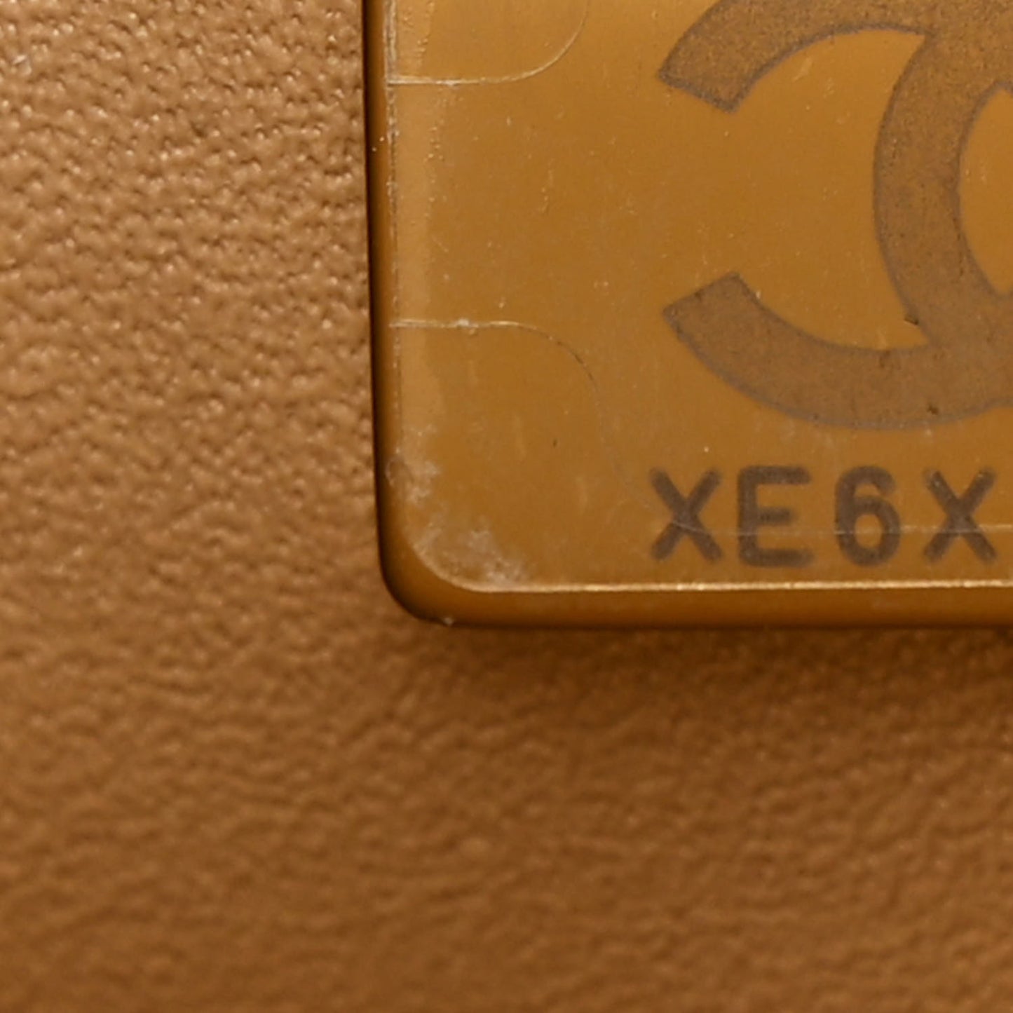 Calfskin Resin Quilted Mini Flap Purple