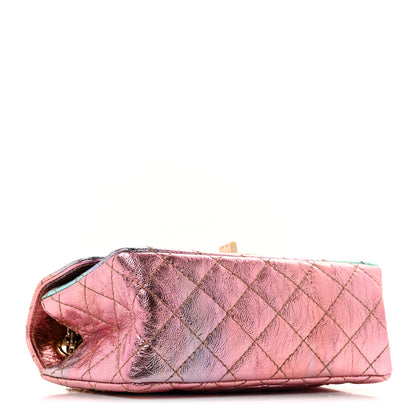 Chanel Metallic Goatskin Quilted Mini 2.55 Reissue Flap Multicolor 4 of 11