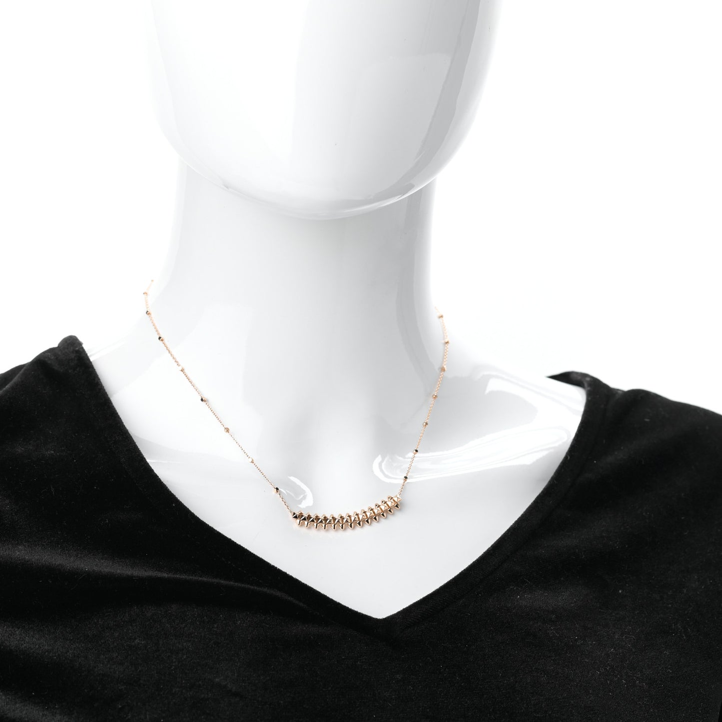 18K Pink Gold Small Clash de Cartier Necklace