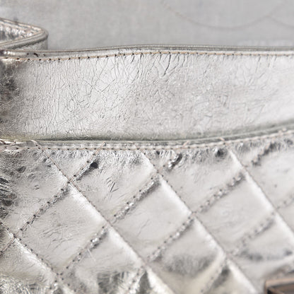 Chanel Metallic Aged Calfskin Quilted 2.55 Reissue 227 Flap Silver 13 of 22