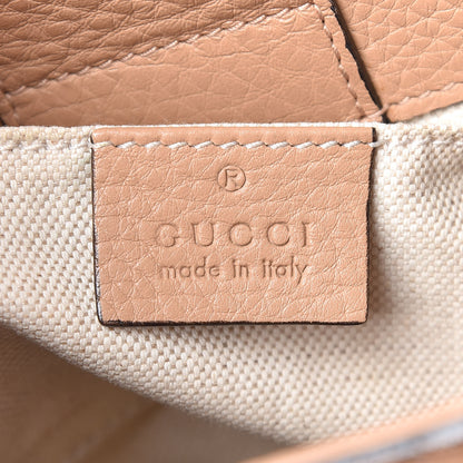 Gucci Cellarius Calfskin Mini Bamboo Shopper Tote Camelia 6 of 9