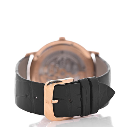 Audemars Piguet 18K Rose Gold Alligator 41mm Jules Audemars Automatic Watch 15180OR.OO.A102CR.01 4 of 9