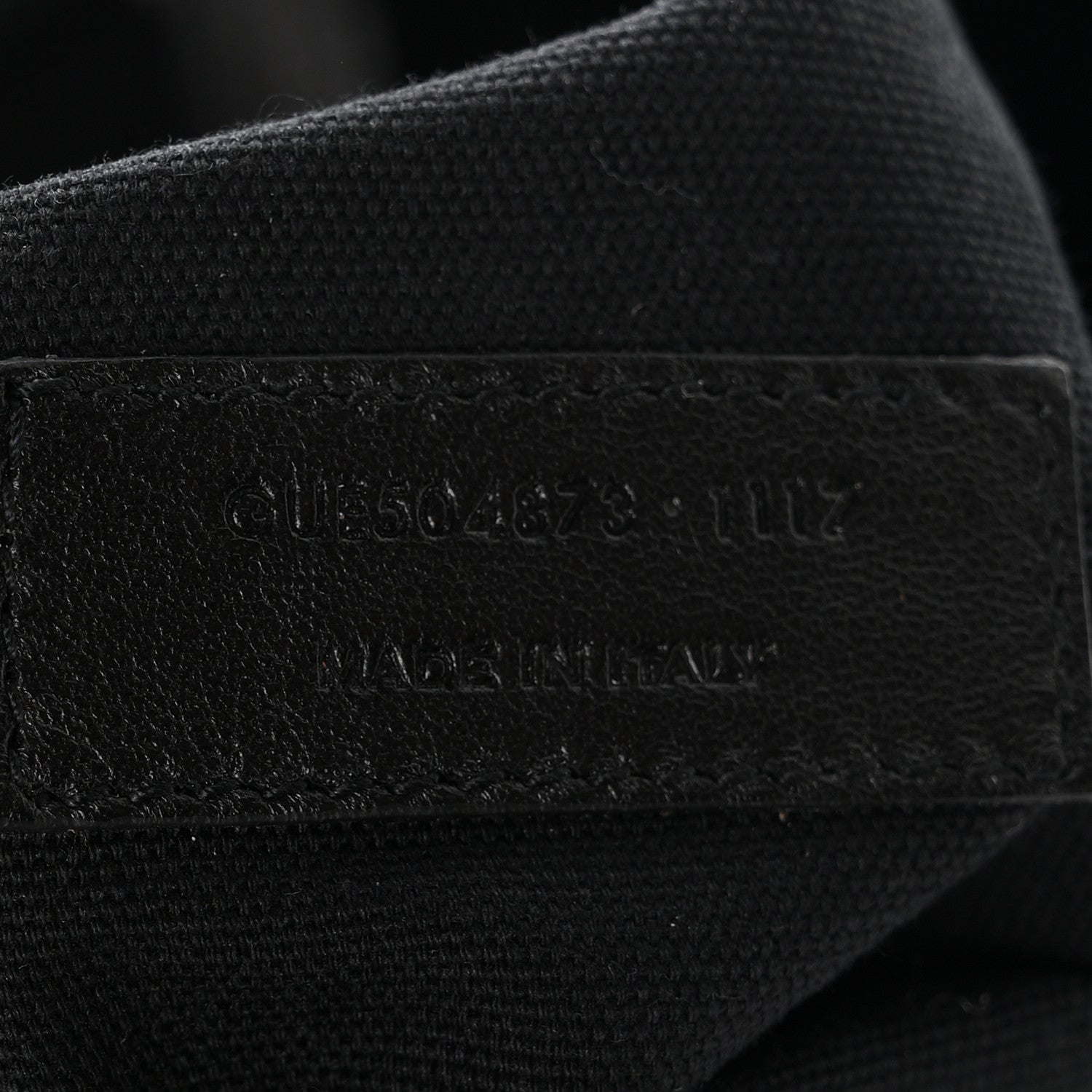 Saint Laurent Canvas ID Shopping Bag Black 7 of 11