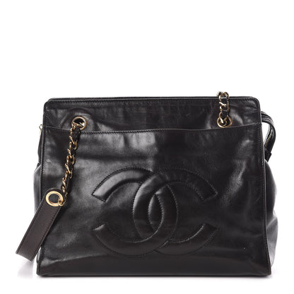 Chanel Lambskin CC Shoulder Bag Black 1 of 9