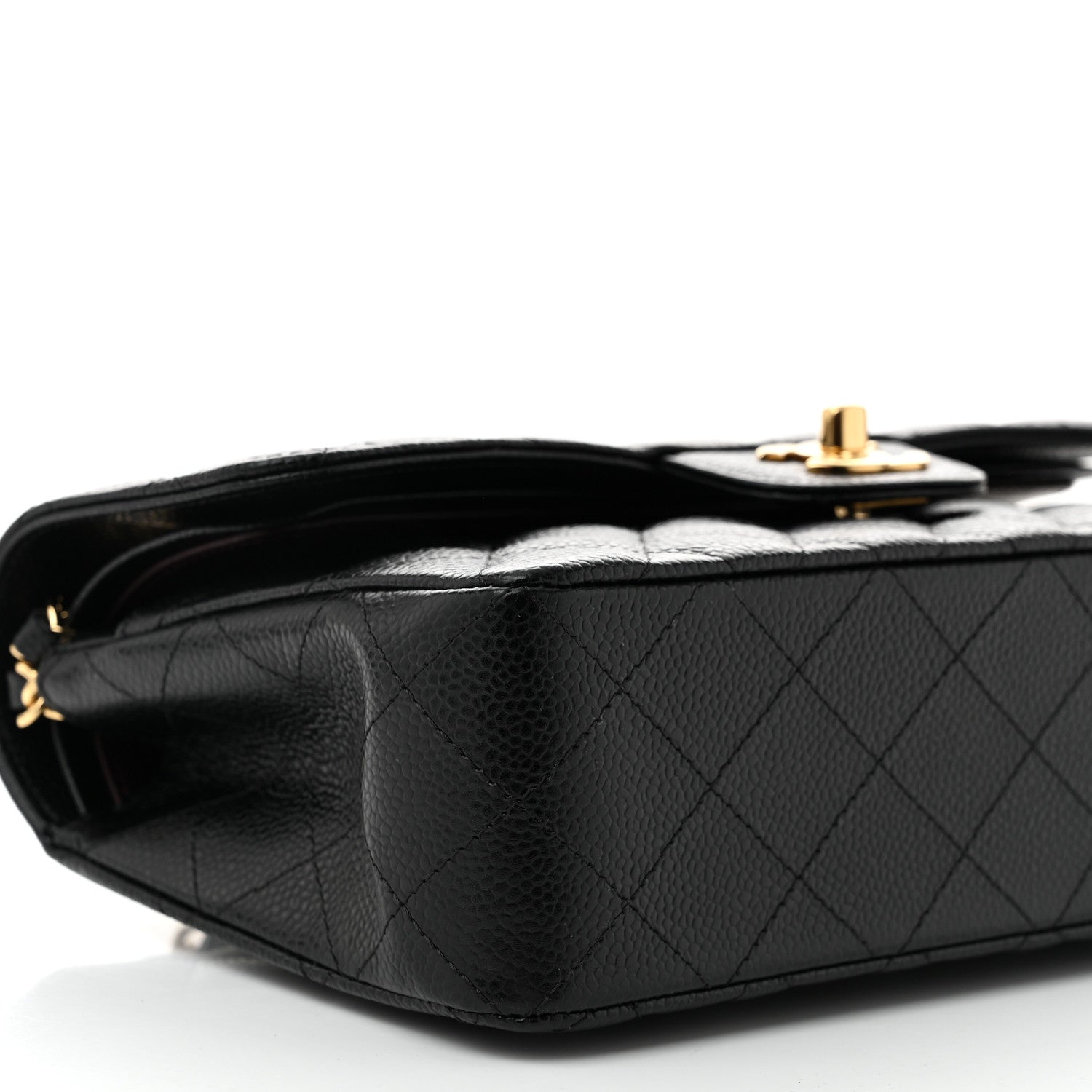 Chanel Caviar Quilted Small Double Flap Black 9 of 10