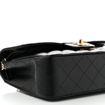 Chanel Caviar Quilted Small Double Flap Black 9 of 10
