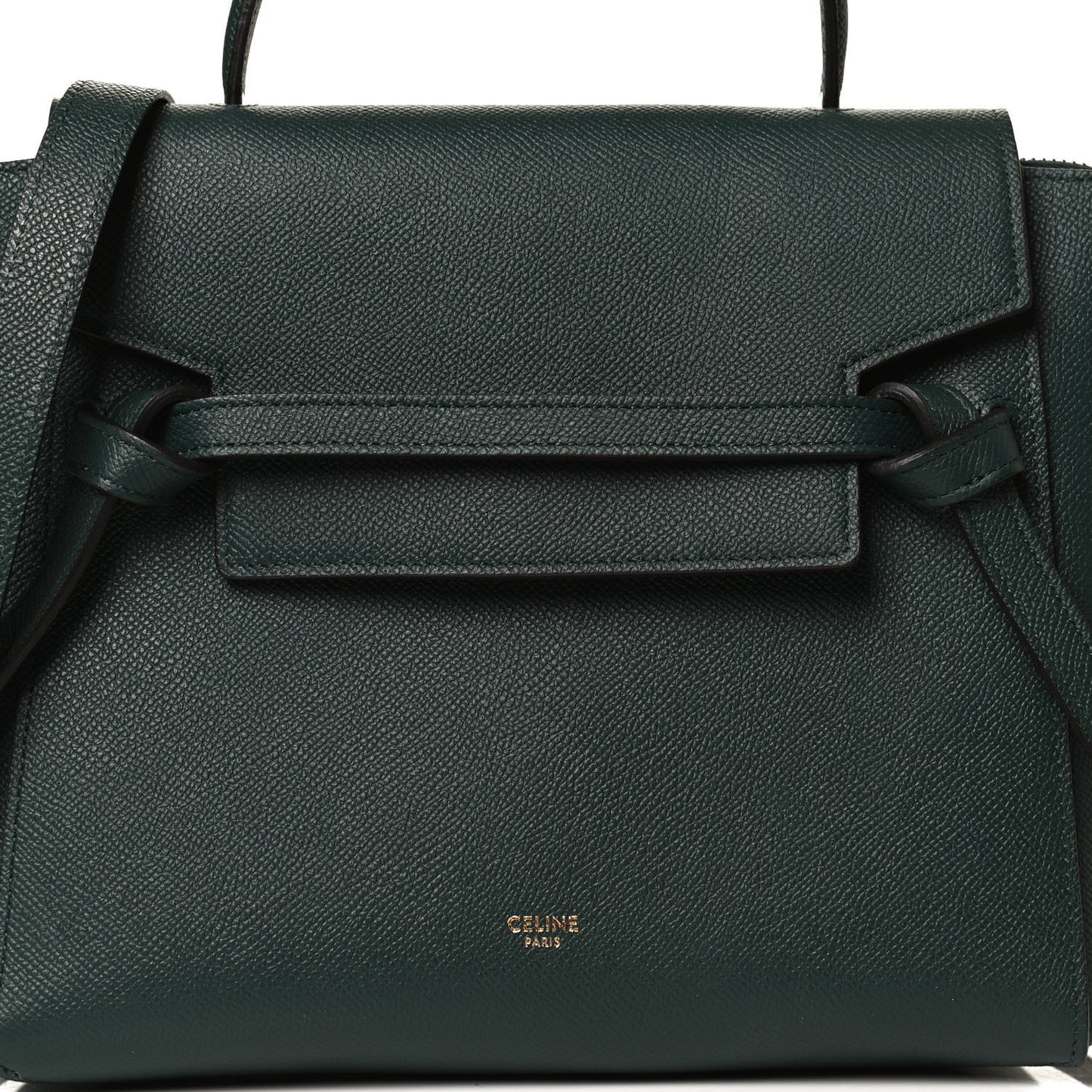 Grained Calfskin Micro Belt Bag Amazone