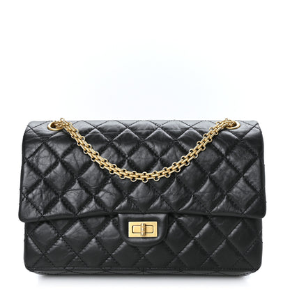 Chanel Aged Calfskin Quilted 2.55 Reissue 226 Flap Black 1 of 9