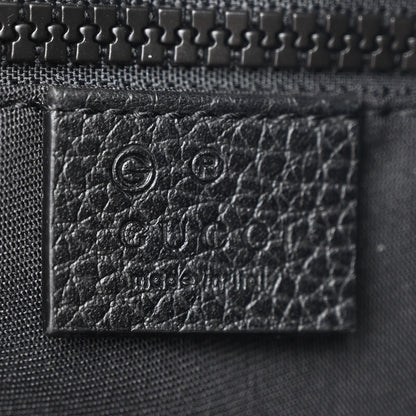 Gucci Nylon Monogram Medium Flat Messenger Bag Black 6 of 10