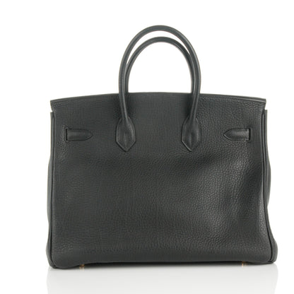Hermes Taurillon Clemence Birkin 35 Black 4 of 24
