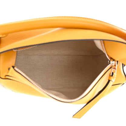 Loewe Grained Calfskin Small Puzzle Bag Narcisus Yellow 5 of 9