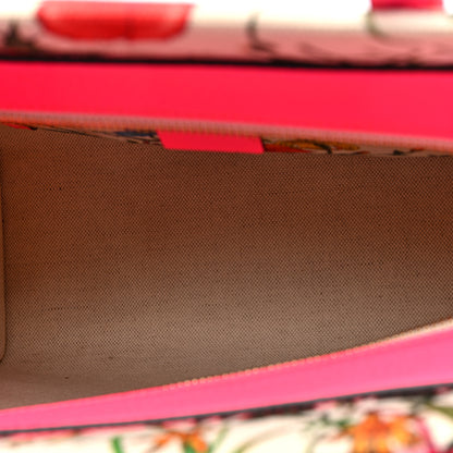 Gucci Canvas Medium Flora Tote Fuchsia 5 of 10