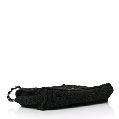 Chanel Crochet Medium Single Flap Black 4 of 10