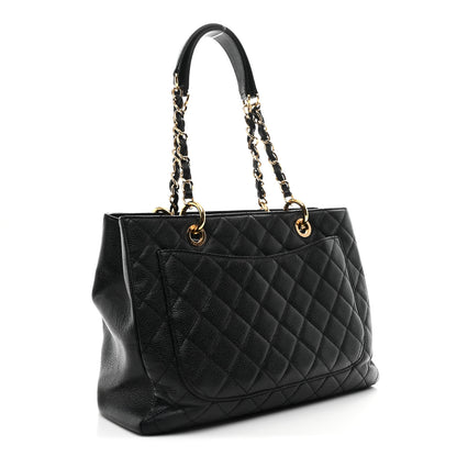 Chanel Caviar Quilted Grand Shopping Tote GST Black 5 of 21