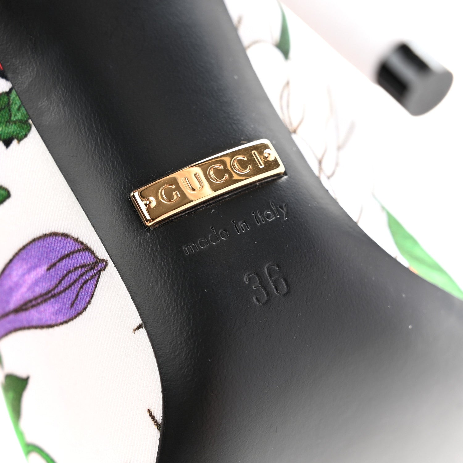 Balenciaga X GUCCI Jersey Floral Logo Boots 36 Multicolor Black 6 of 8