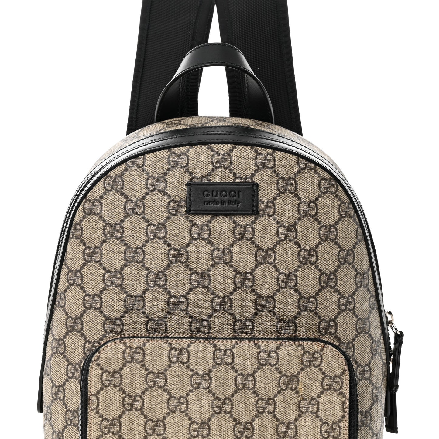 GG Supreme Monogram Small Eden Day Backpack Black