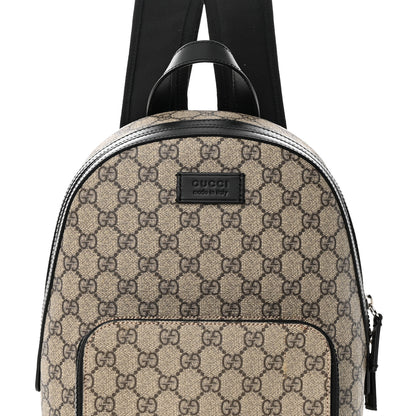 Gucci GG Supreme Monogram Small Eden Day Backpack Black 8 of 12