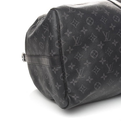 Louis Vuitton Monogram Eclipse Keepall Bandouliere 55 11 of 15