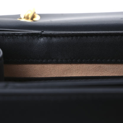 Gucci Calfskin Sylvie Web Small Queen Margaret Top Handle Bag Black 12 of 12