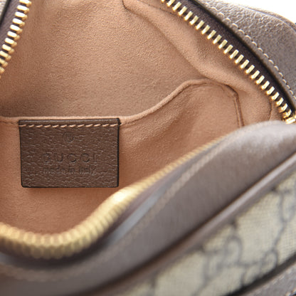 Gucci GG Supreme Monogram Web Mini Ophidia Shoulder Bag Brown 6 of 11