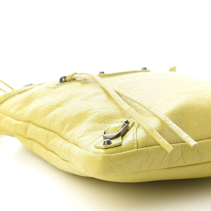 Balenciaga Agneau Classic Hardware Flat Crossbody Jaune Poussin 8 of 9