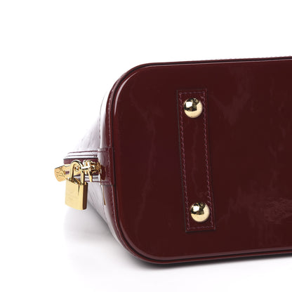 Louis Vuitton Vernis Alma PM Griotte 7 of 9