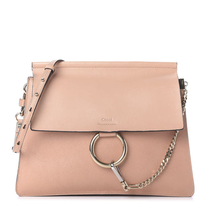 Chloe Calfskin Medium Faye Shoulder Bag Biscotti Beige 1 of 9